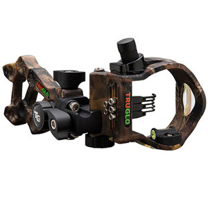  TruGlo Rival Hunter 5 Light Bow Sight, Lost Camo 