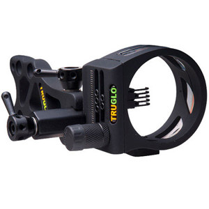 TruGlo TSX Pro Tool-Less 5 Pin Bow Sight, .019" Fiber Optics, Black 