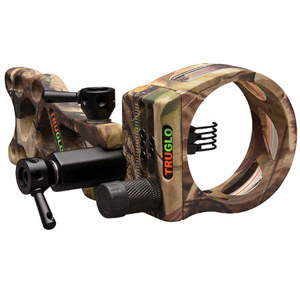  TruGlo TSX Pro Tool-Less 5 Pin Bow Sight, .019" Fiber Optics, APG Camo 