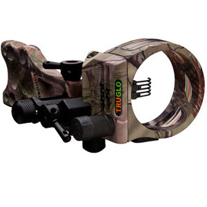  TruGlo TSX Pro Micro-Adjust 5 Pin Bow Sight, .019" Diameter, AP Camo 