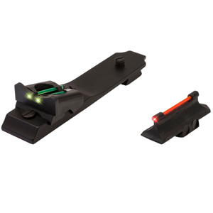  TruGlo Front & Rear Sight Set for Winchester 1300 Slug Gun, with Front Red Ramp & Rear Green Notch. 