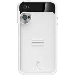 Trygger Camera Case for iPhone 4/4S - White, with Polarizer Filter: Picture 1 regular