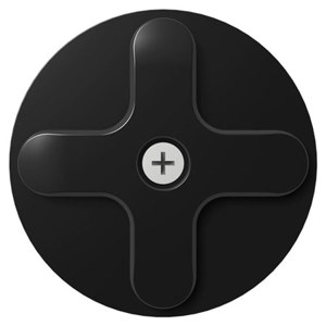 Studio Proper Wallee Wall Disk Mount, Black: Picture 1 regular