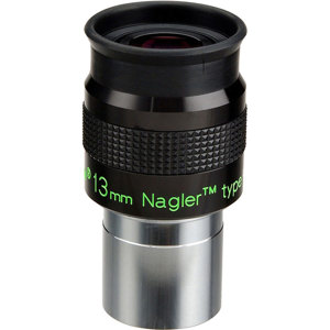  Tele Vue 13mm Nagler Type 6 1.25" Ultra Wide Field Eyepiece with 82 Degree Field of View. 