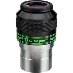  Tele Vue 17mm Nagler Type 4 2" Ultra Wide Field Eyepiece with 82 Degree Field of View. 