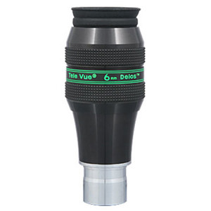  Tele Vue 6mm Delos 72 deg. Apparent Field Eyepiece with 20mm Eye Relief 