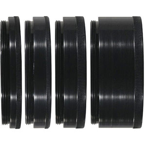  Tele Vue Set of 6 Accessory Tube Spacers for 2.4" Focusers 1", .50", .375", .25", 1mm & 2mm 