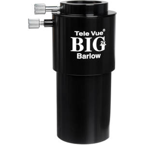  Tele Vue Barlow Lens, 2x, 2" (Big Barlow) with Brass Clamp Rings. 