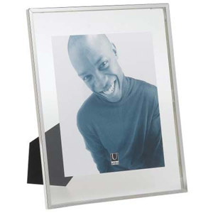 Umbra Behold Polished Silver Frame for 4x6in Photo: Picture 1 regular