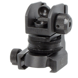  UTG Mil-Spec Compliant Compact A2 Rear Sight with Full Range Windage/Elevation Adjustment 