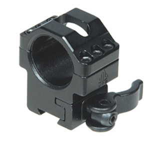  UTG Max Strength Airgun/.22 QD Rings with Tensioned Stop Pin, 2 Pieces, 1" Dia. Med Profile, 6-Screw 