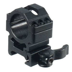  UTG Max Strength LE Grade Quick Detach Picatinny Rings, 2 Pieces, 1" Dia Med. Profile, 