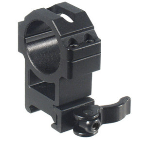  UTG Max Strength LE Grade Quick Detach Picatinny Rings, 30mm Diameter, 22mm Width, High Profile, 2 Pack 