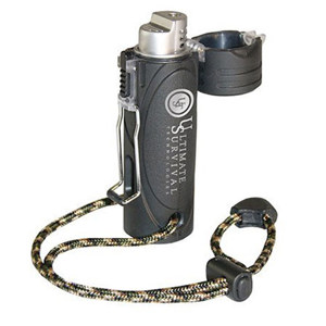  UST Trekker Stormproof Butane Lighter, Performs up to 8000', Black 