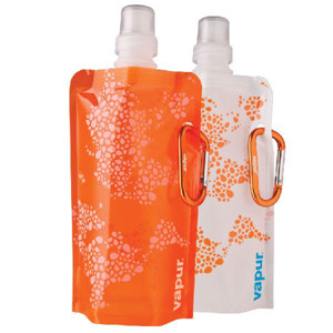  Vapur Fun Size Kids Anti-bottle, 0.4 Liters Capacity, Orange & White 