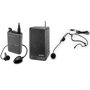 Azden APS 25b-RS2 Battery-Powered Multi-Purpose/Multi-Function 2-Way Speaker System APS25BRS2HS12