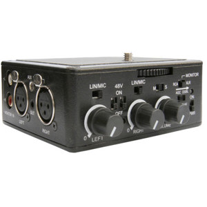 BeachTek DXASLR Dual XLR Audio Adaptr with Mic Jack: Picture 1 regular