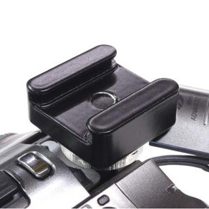 Adorama CMSFLAT Canon Mini Advanced Shoe Adaptr, Black: Picture 1 regular