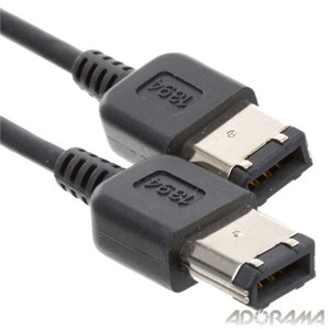 Focus Enhancements FS-5 6-6 pin Slim FireWire Cable CBLA016501LF