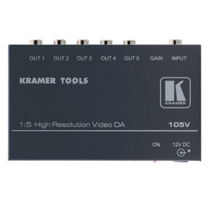 Kramer 105V 1:5 Composite Video Distribution Amplifier: Picture 1 regular