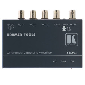 Kramer 123VXL 1:3 Composite Video Differential Line Amplifier 123VXL