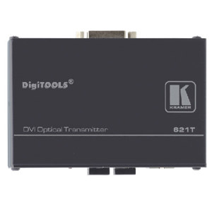 Kramer Electronics 621T DVI Optical Transmitter, Black: Picture 1 regular