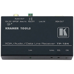 Kramer Electronics TP-124 Computer Graphics Video/Stereo and S/PDIF Audio RS-232 Over Twisted Pair Receiver TP-124