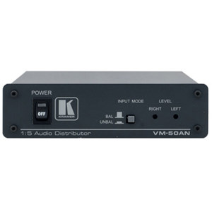 Kramer VM-50AN 1:5 Balanced & Unbalanced Stereo Audio Distribution Amplifier VM50AN