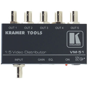 Kramer VM-51 1:5 Composite Video Distribution Amplifier VM51