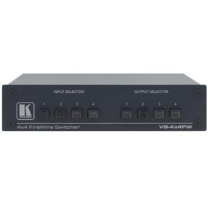 Kramer VS4X4FW Desktop Firewire 4x4 Mechanical Switcher: Picture 1 regular