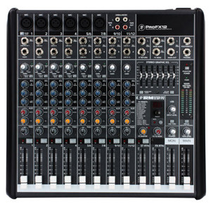 Mackie ProFX12 12-Channel Desktop Sound Reinforcement Mixer