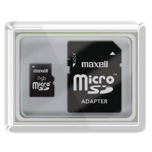 Maxell 8GB MicroSDHC Class 10 Flash Memory Card 502302
