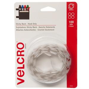 Velcro 5/8" White Sticky Back Fasteners 90204