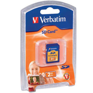 Verbatim 95407 2GB SD (Secure Digital) Memory Card: Picture 1 regular