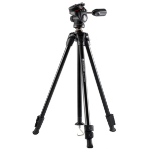  Vanguard Alta CA 203AP 3-Section Aluminum Alloy Tripod with PH-33 Pan/Tilt Head, 11.0lbs Maximum Load Capacity, 61" Extended Height 