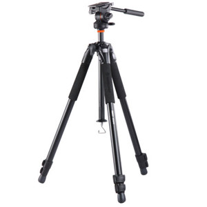  Vanguard Abeo 283AV Tripod & QR Pan Head, 3 Leg Sections, 13.22 lbs Load Capacity, 65-3/4" Extended Height 