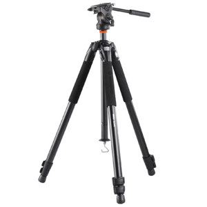  Vanguard Abeo 323AV Tripod & QR Pan Head, 3 Leg Sections, 17.63 lbs Load Capacity, 75-5/8" Extended Height 