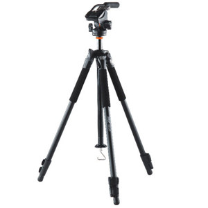 Vanguard Abeo 203AV Aluminum Video Tripod with PH-111V 2-Way Video Pan Head, 4.4lbs Load Capacity, 61-5/8" Extended Height 