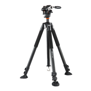  Vanguard ABEO 323AVP 3-Section Aluminum Tripod with PH-123V 2-Way Pan Head, 13.2lbs Capacity, 75" Extended Height 