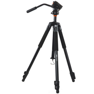  Vanguard Abeo 243CV Carbon Fiber Video Tripod with PH-113V 2-Way Video Pan Head, 8.8lbs Load Capacity, 61-3/4" Extended Height 