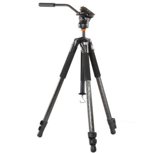  Vanguard Abeo 283CV Video Tripod with PH-114V 2-Way Video Pan Head, 8.8lbs Load Capacity, 66-1/2" Extended Height 
