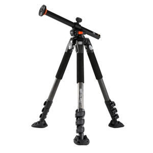  Vanguard ABEO Pro 284CT 4-Section Carbon Fiber Tripod Legs, 17.6lbs Maximum Load Capacity, 63" Extended Height 