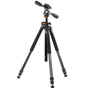  Vanguard Alta Pro 253CP 3-Section Carbon Fiber Tripod with PH-22 Pan Head, Load Capacity 6.6lbs 
