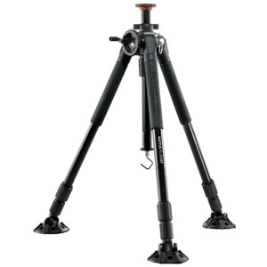  Vanguard Auctus Plus 323AT Aluminum Alloy Tripod Legs, Dual-Function ESHP Wheel Gear System, 3-Section All-Terrain Feet, Max. Height 70", Supports 39 lbs. 