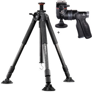  Vanguard Auctus Plus 323CT 3-Section Carbon Fiber Tripod Legs - Bundle - with GH-200 Pistol-Grip Ballhead with Quick Release 