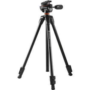  Vanguard Espod CX 203AP 3-Section Aluminum Tripod with PH-23 Pan/Tilt Head, 7.7lbs Maximum Load Capacity, 61" Extended Height 