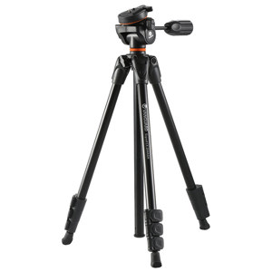  Vanguard Espod CX 204AP 4-Section Aluminum Tripod, 7.7lbs Maximum Load Capacity, 61" Extended Height, PH-23 Pan/Tilt Head 