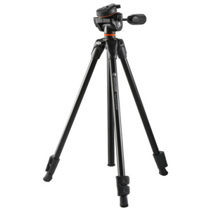  Vanguard Espod CX 233AP 3-Section Aluminum Tripod, 7.7lbs Maximum Load Capacity, 61" Extended Height, PH-23 Pan Head 