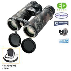  Vanguard 10x 42mm Endeavor ED Glass Water Proof Roof Prism Binocular, 16.5mm Eye Relief, 6.5 deg. View Angle, 2.50m Near focus 