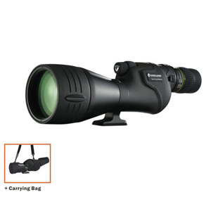  Vanguard Endeavor HD 82S 20-60x82 Extra-Low Dispersion Glass Straight Spotting Scope, 19-20mm Eye Relief, BaK4 Prism, Fully Multi-coated, Waterproof 